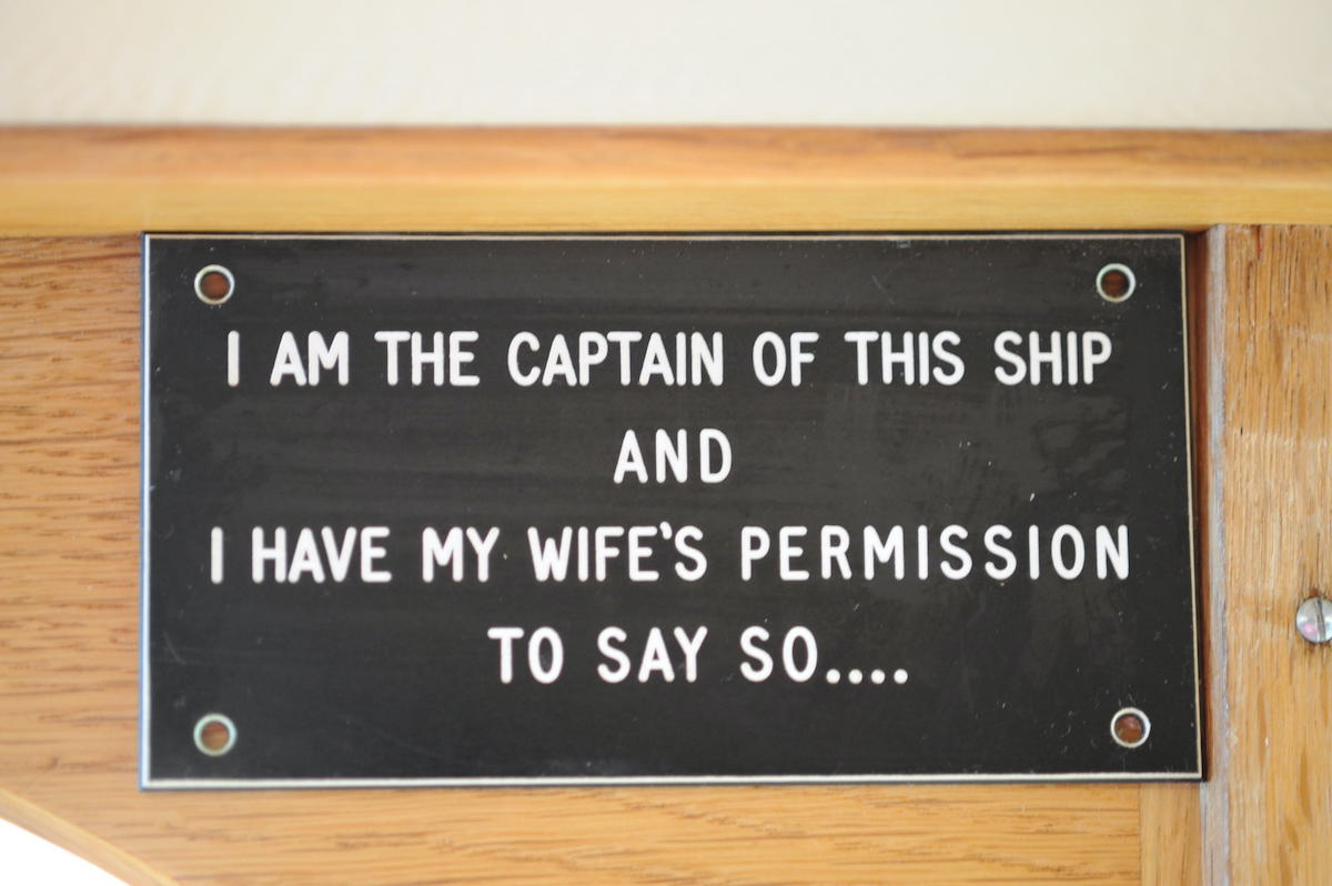 Sogar die Schilder mit den Altherrensprüchen wurden erhalten