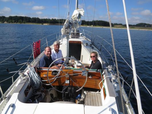 Fr&uuml;hst&uuml;ck auf dem Meer vor Langeland