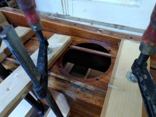 Reparatur meines Teakholz-Steuerstands