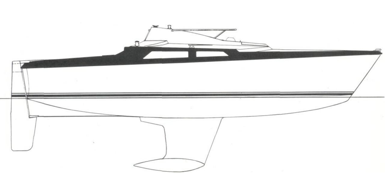 Seitenansicht des beliebten Backdeckers Maxi 77