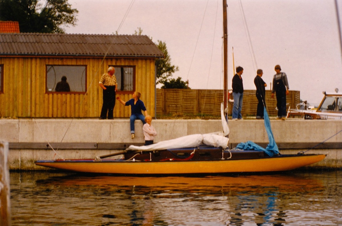 Milzens erstes Boot: &laquo;Gisela&raquo; von Anno 1936 bei der Ankunft in Lemkenhafen