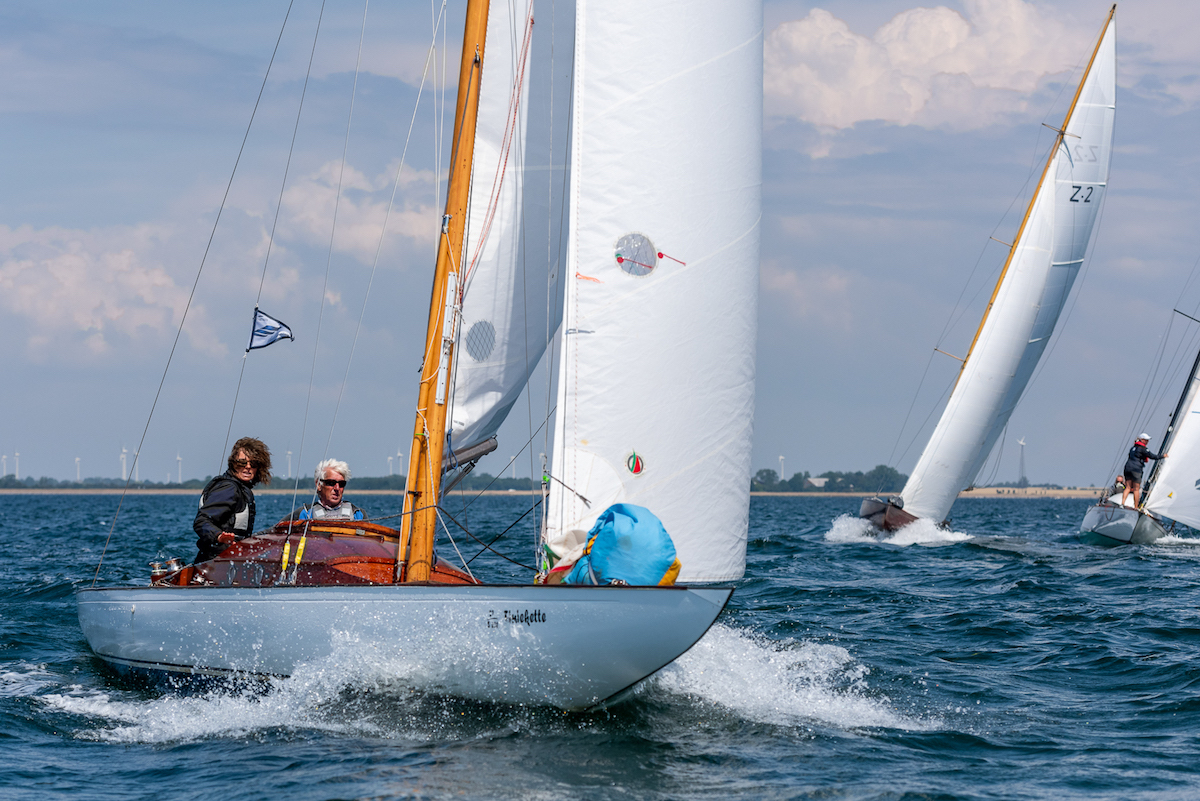 Boot Nr. 10: Suse Bruns und Georg Milz bei der Schlank &amp; Rank Regatta vor Fehmarn