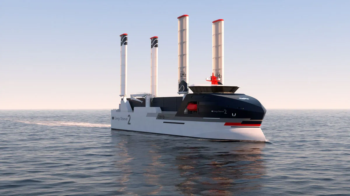 Frachtschiff Energy Observer 2