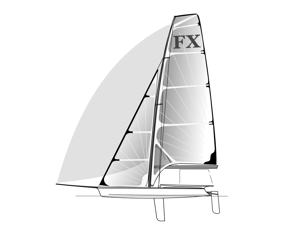 Segelriss 49er FX