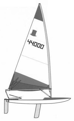 Segelriss Topper Jolle