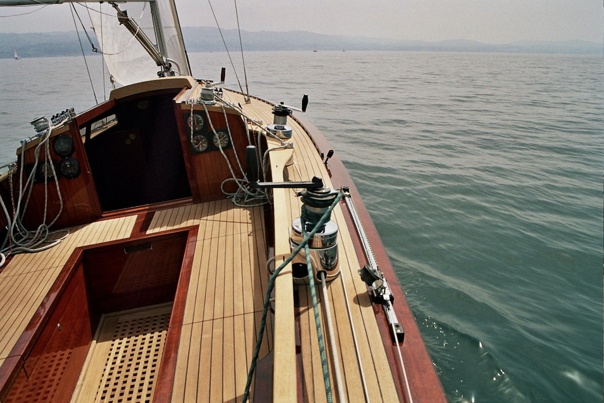 Sommersegeln bei praktisch nichts auf dem Bodensee