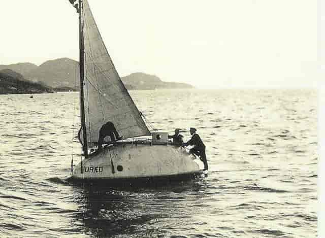 Das Brudeegget hart am Wind &copy; Alesund Museum