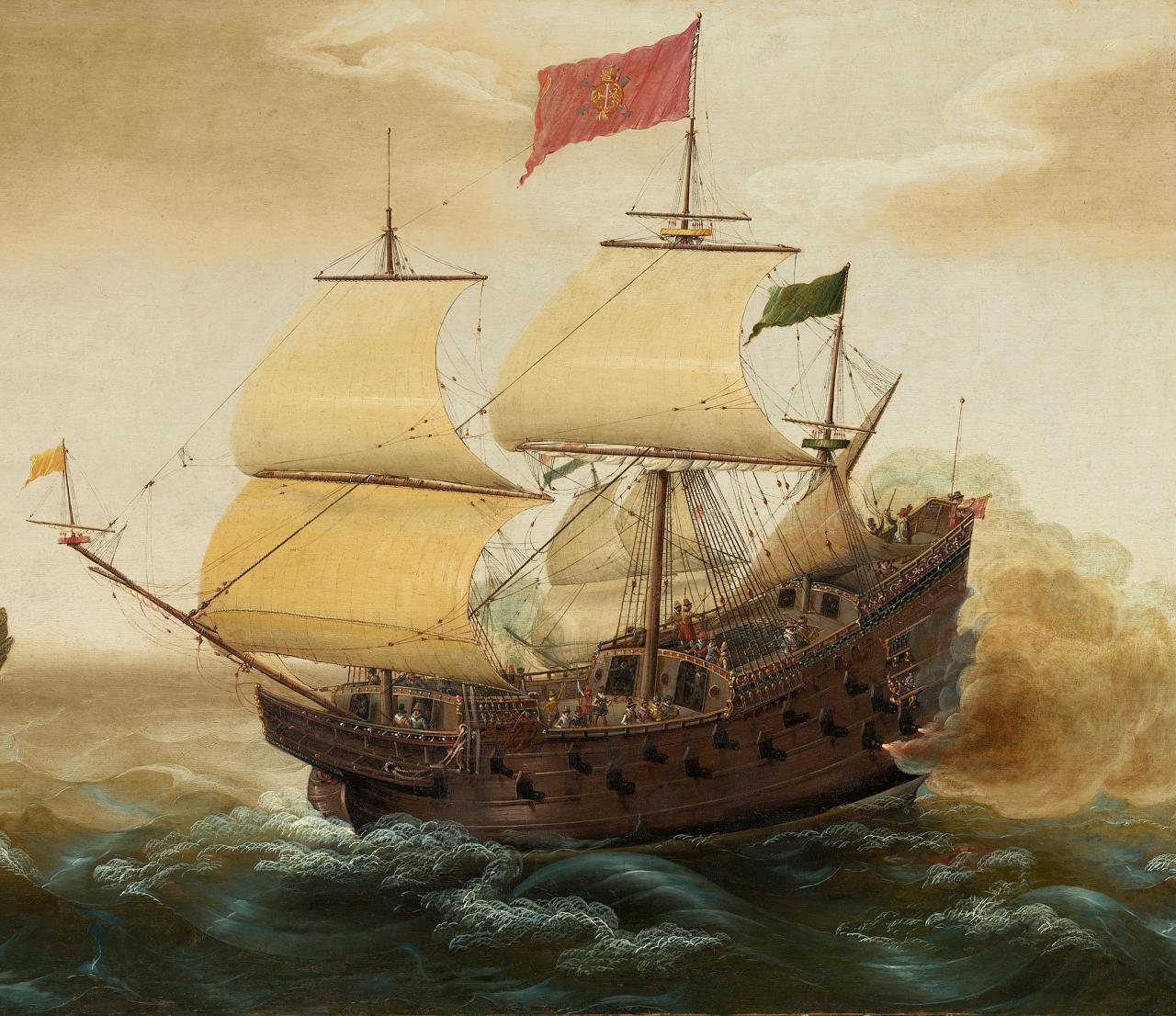 Galeone &copy; Cornelis Verbeeck , Public domain, via Wikimedia Commons