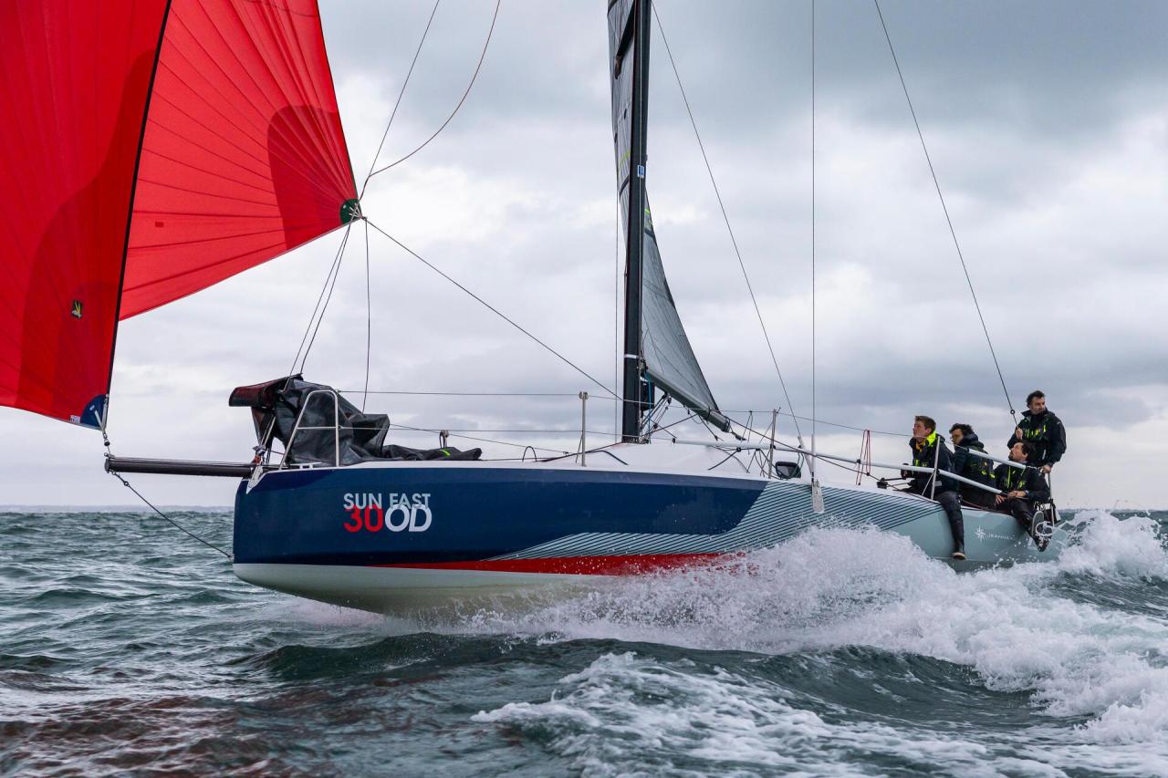 die sun Fast 30 OD &ndash; Regatta-Einheitsklasse aus recycelten Glasfasern &copy; beneteau/liot
