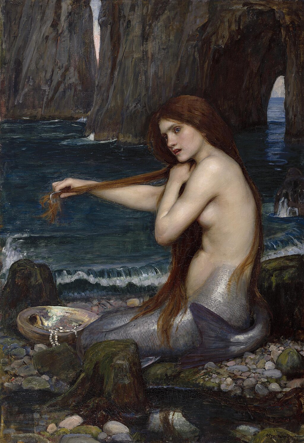 so werden die Meerjungfrauen seit Jahrhunderten &quot;gesehen&quot;: verf&uuml;hrerisch, sinnlich, aber eben unerreichbar &copy; collection royal academie of arts/John william Waterhouse