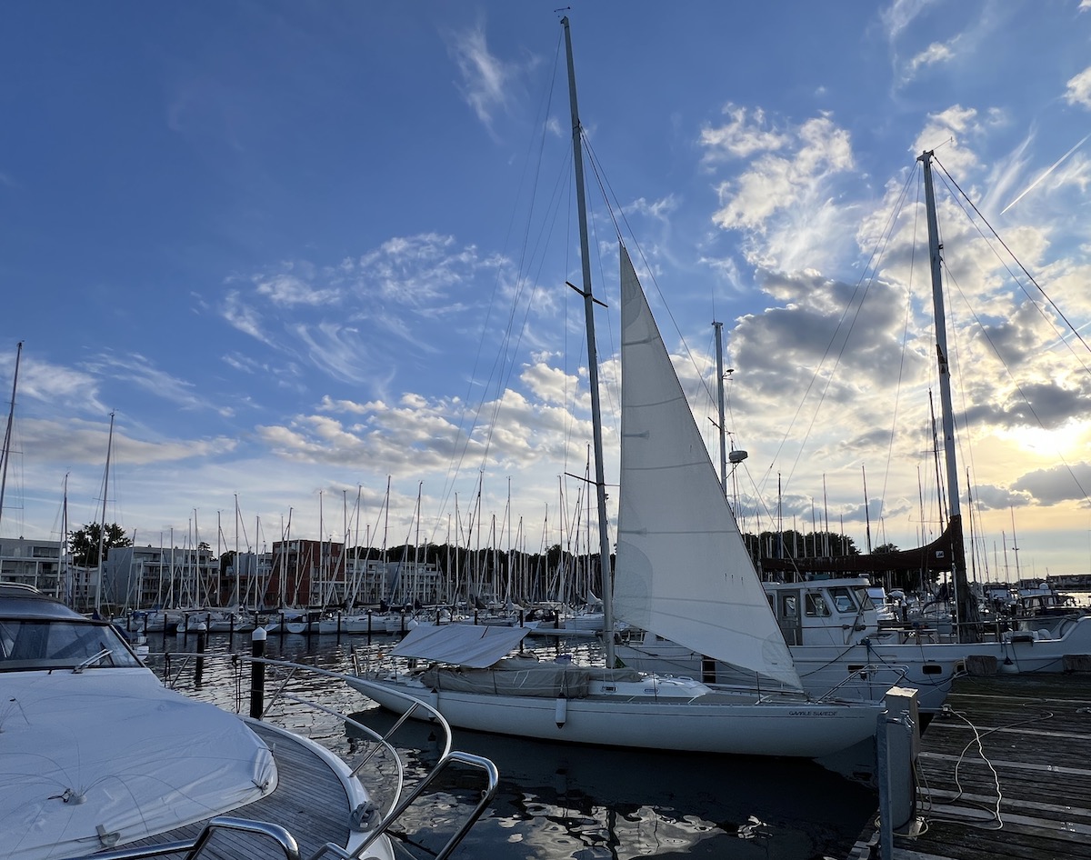 Diese 19 qm Starkwindfock wurde f&uuml;r Am-Wind-Kurse auf der Ostsee f&uuml;r 5&ndash;7&nbsp;Windst&auml;rken optimiert