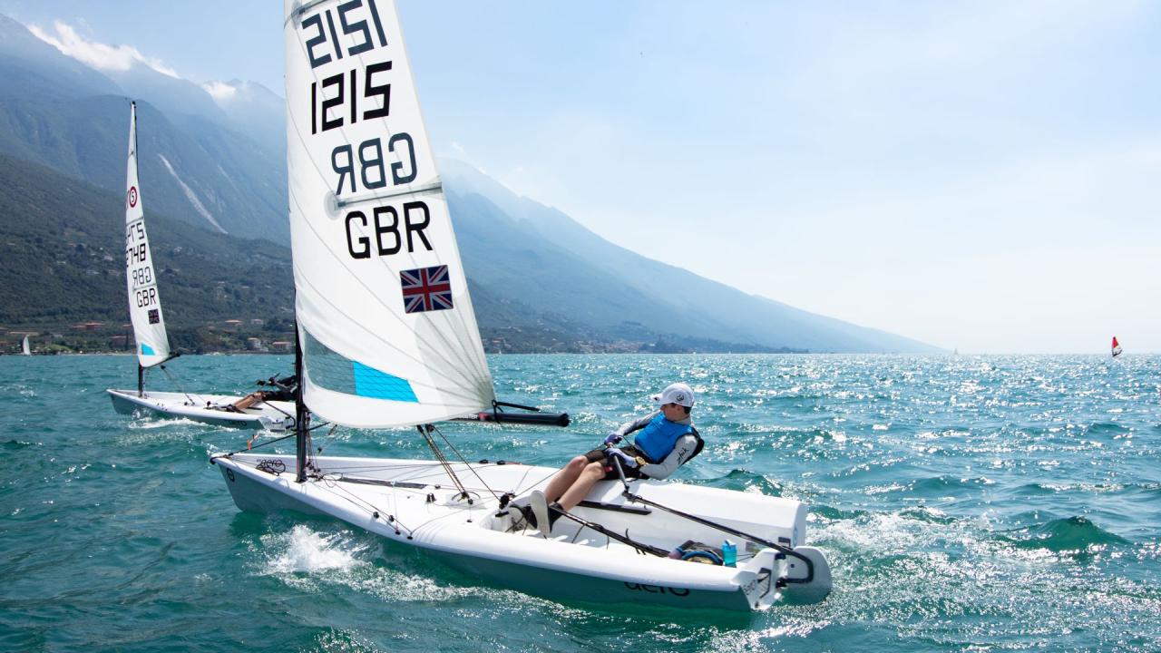 Der RS Aero in action &copy; class aero