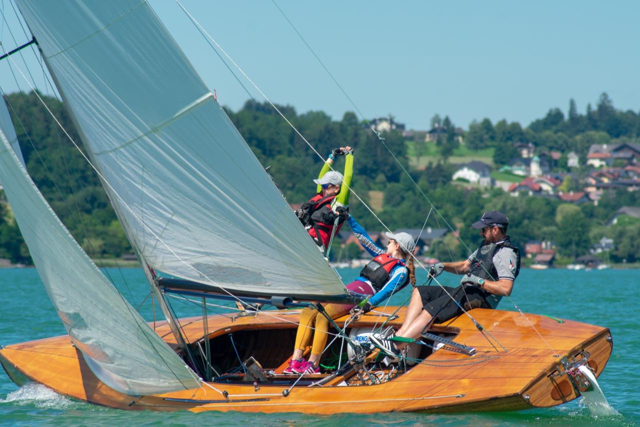 Die Z-Jolle wird zu Dritt gesegelt &copy; z-jollen-klassenvereinigung