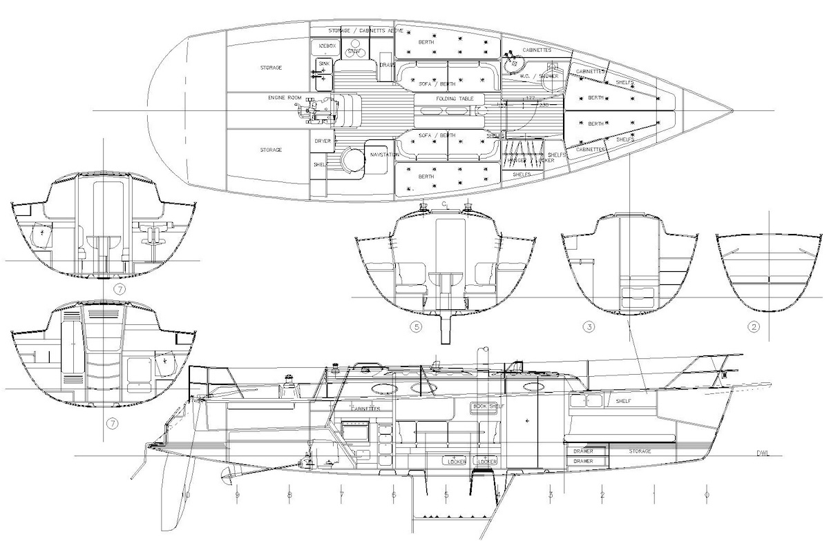 Die Stormf&aring;geln entstand nach einer Artikelserie &uuml;ber das ideale Fahrtenboot: kompakt, breit und mit flachem U-Spant