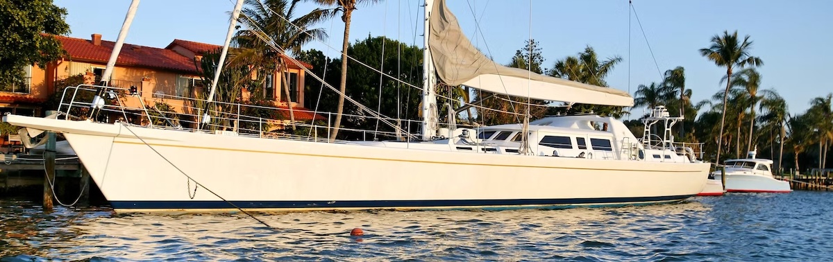 Die 28,40 m Slup vom Typ Rivolta 92 entstand 2002 in den USA