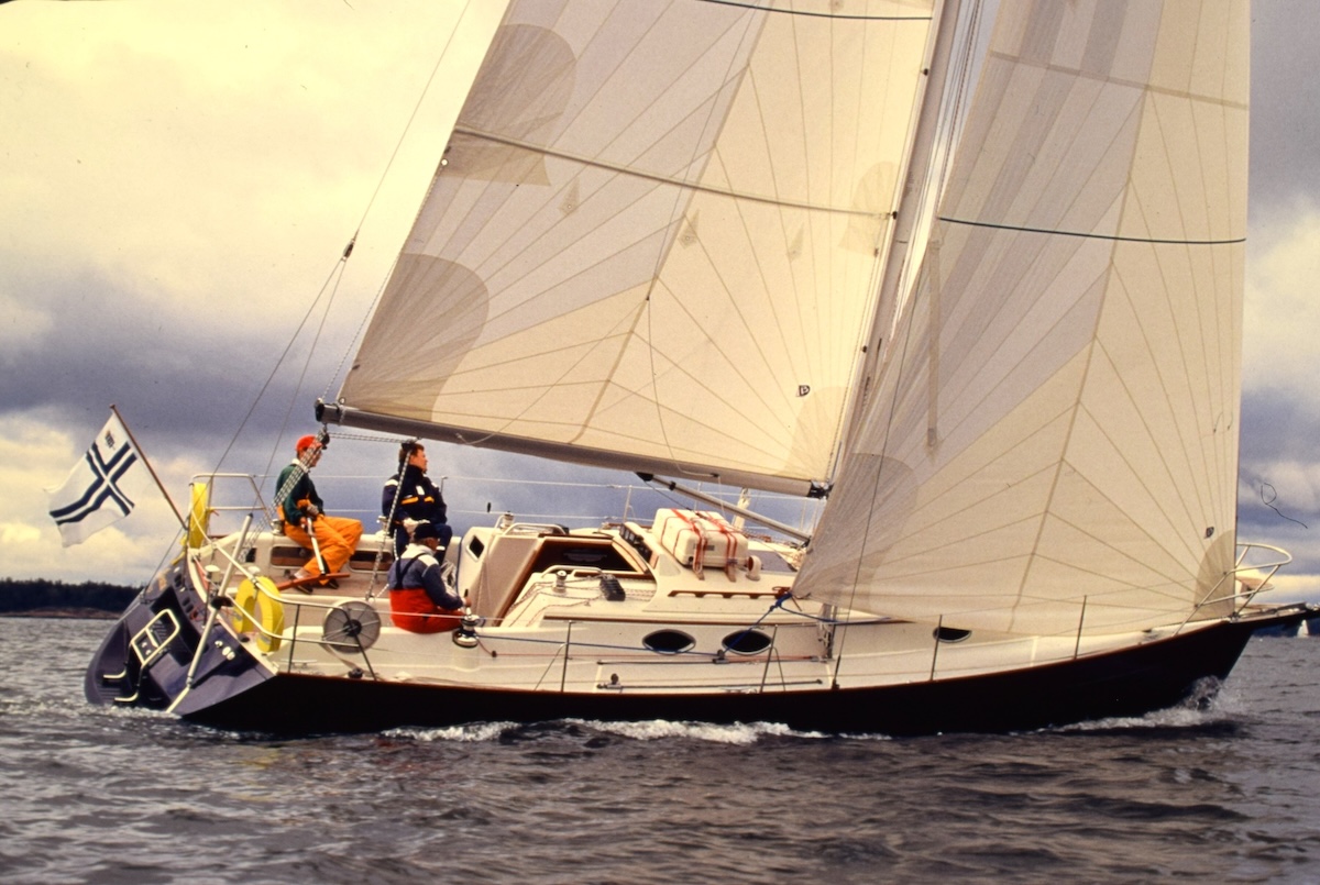 Eines der sieben Sturmvogel-Exemplare in Aktion