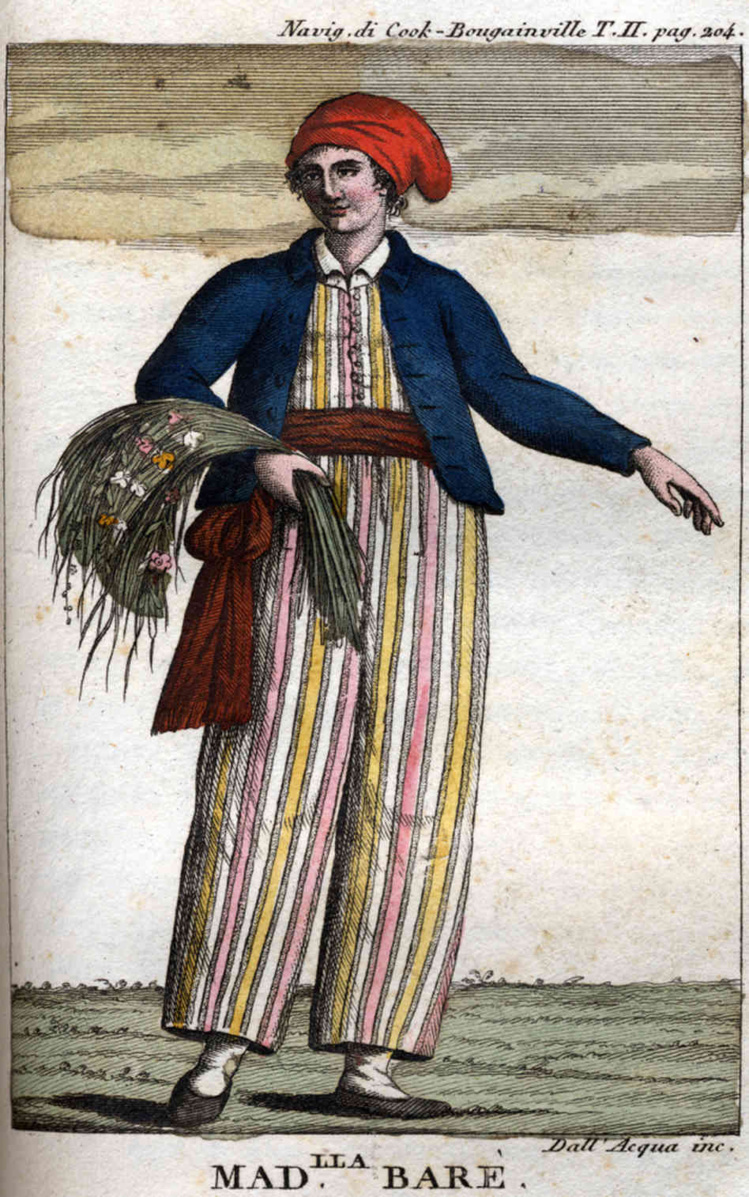 Jeanne Baret, verkleidet als Jean, der Matrose