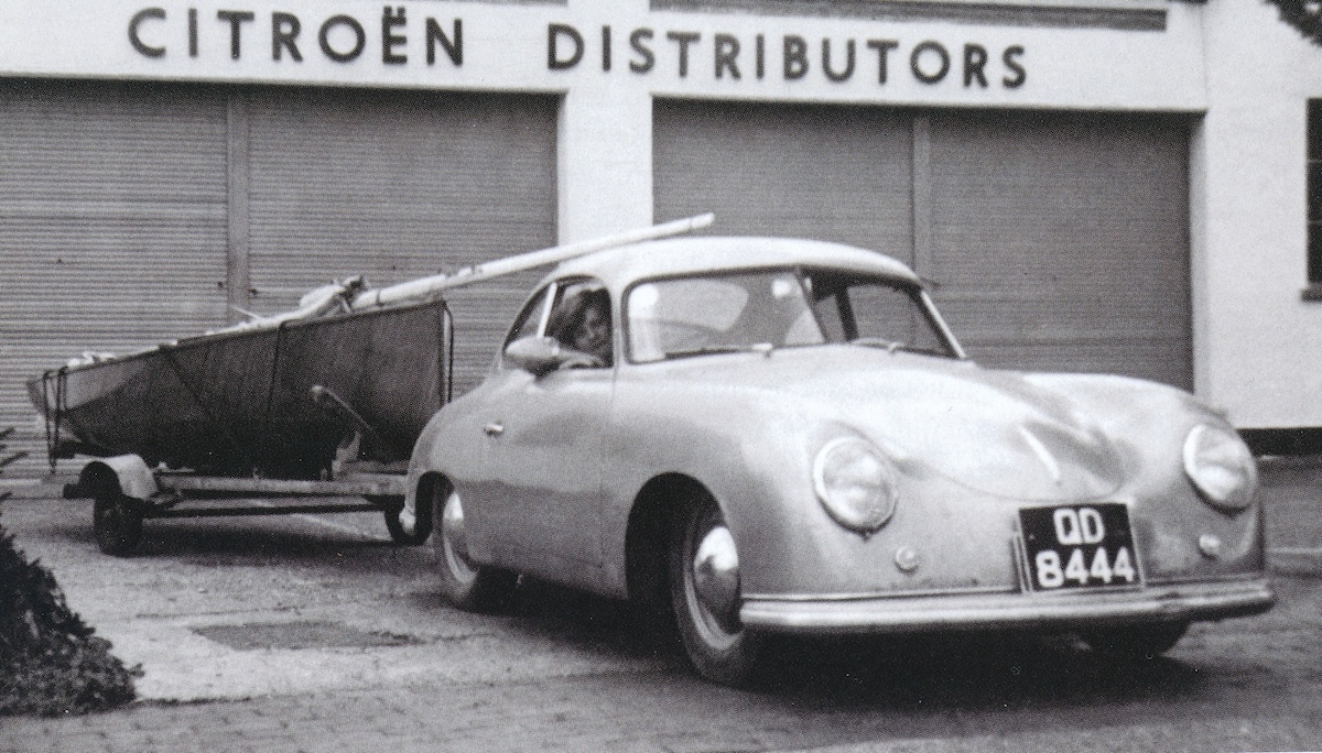 Die beste Kombi der F&uuml;nfzigerjahre: Sportwagen von Ferry Porsche und Rennjolle von Uffa Fox