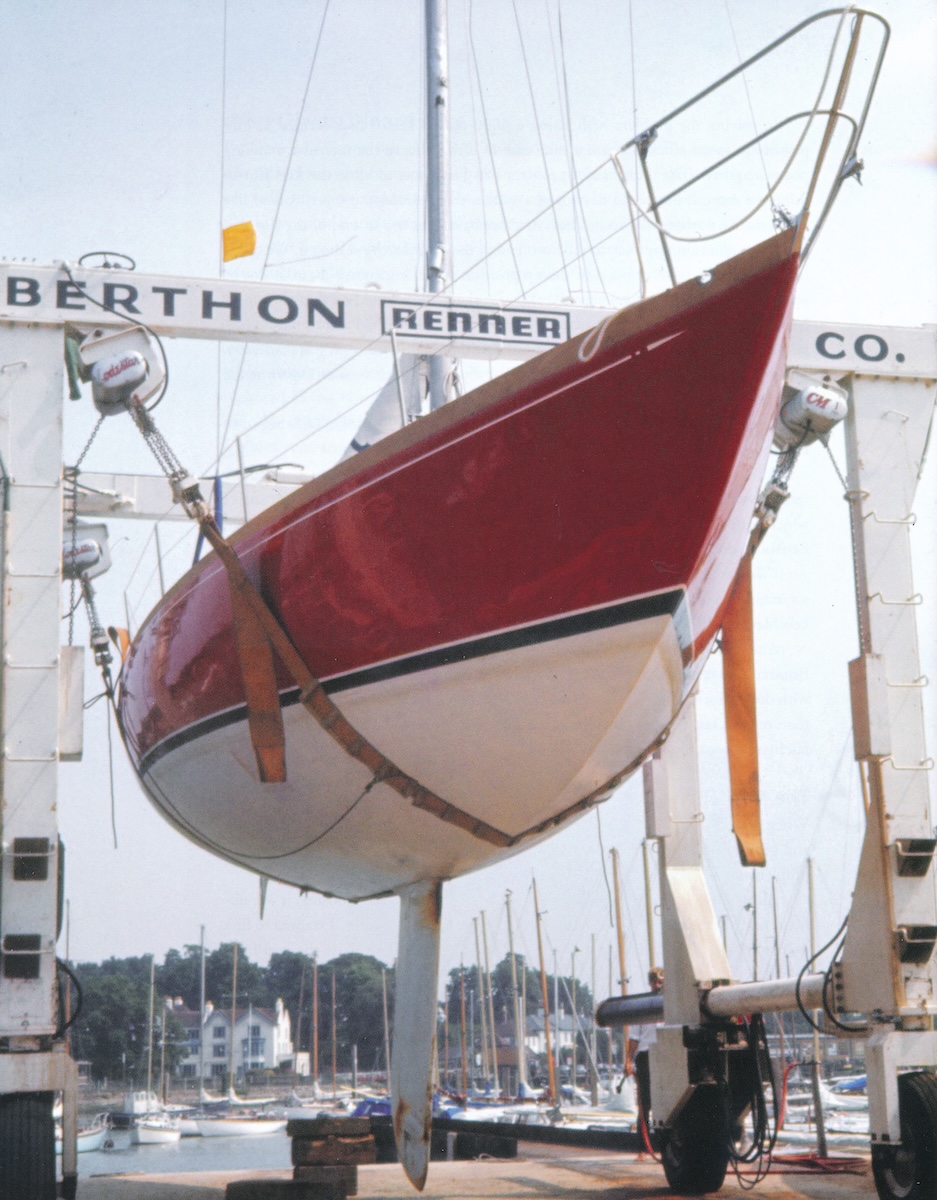 Hochseejolle &bdquo;Red Rooster&ldquo; von 1969 mit Schwenkkiel