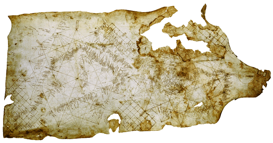 Carta Pisana, ca. 1275-1300&copy; Public domain, via Wikimedia Commons