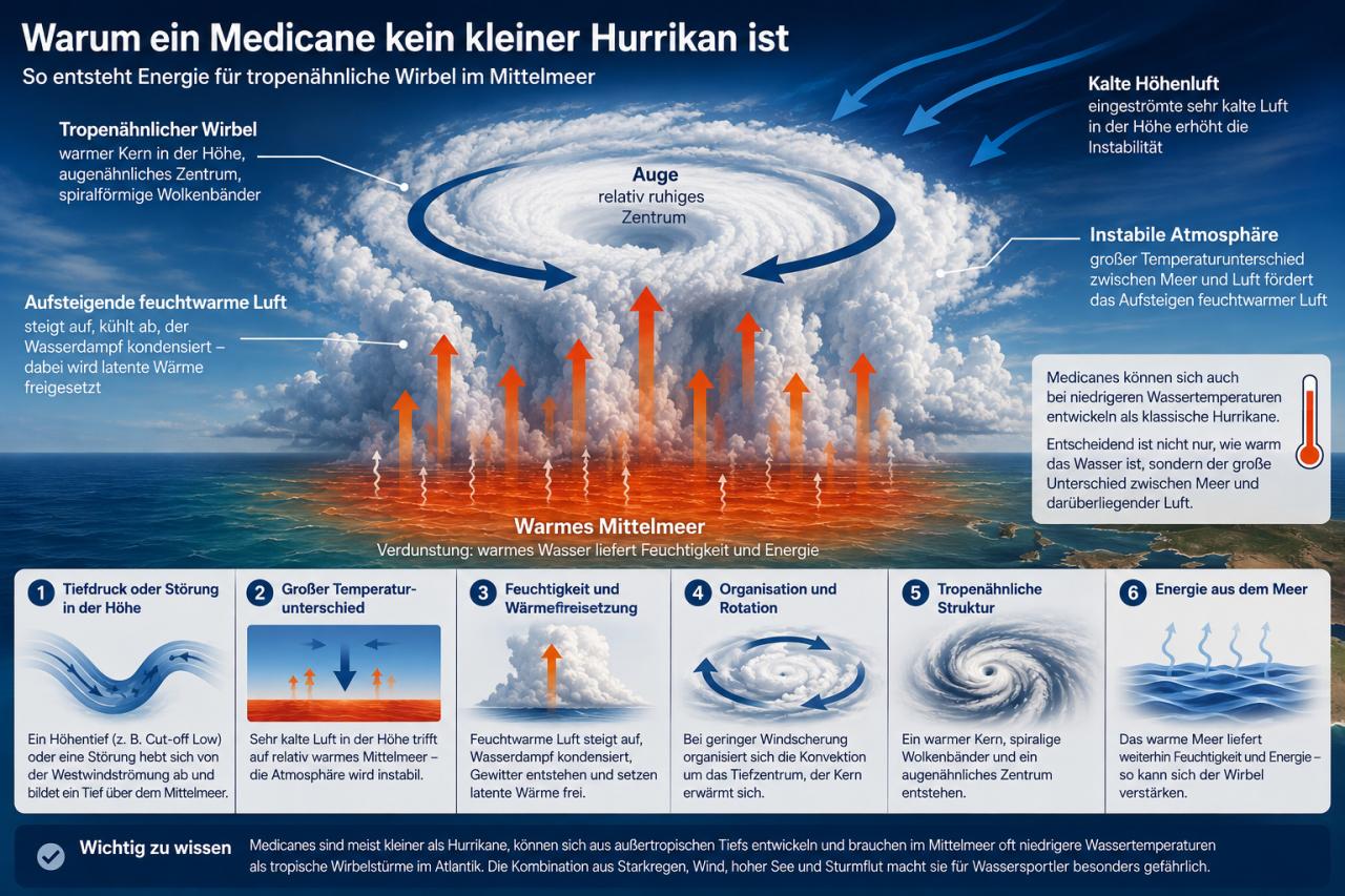 &copy; Infografik: Michael Kunst; wissenschaftliche Grundlage: CNR / American Meteorological Society