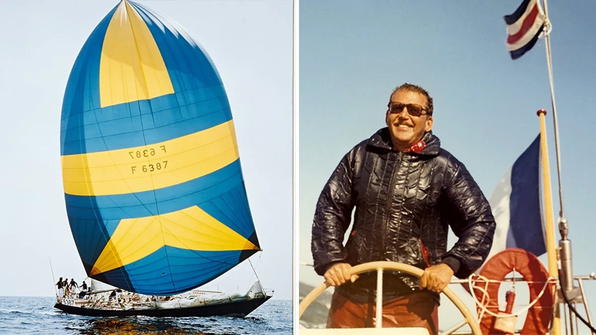 &bdquo;Gitana VI&ldquo; mit Edmond de Rothschild am Steuer