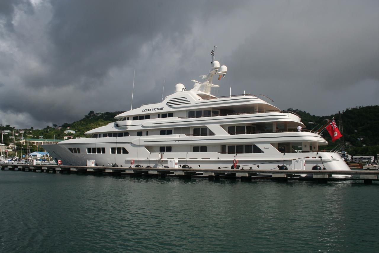 Nummer 10: Die &laquo;MY Ebony Shine&raquo; (ex Ocean Victory) eines russischen Gesch&auml;ftsmannes ist die gr&ouml;&szlig;te, in Italien gebaute Yacht