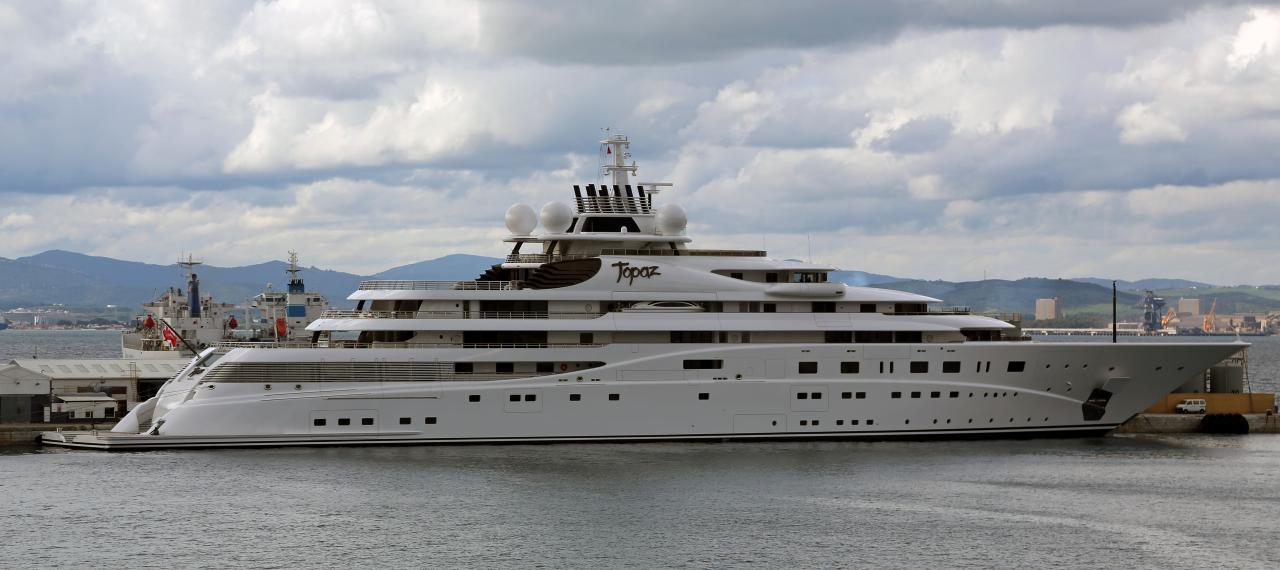 &laquo;Topaz&raquo; die sechstgr&ouml;&szlig;te Yacht in Gibraltar