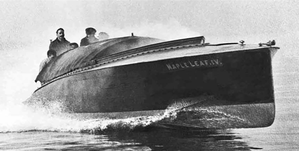 Die ber&uuml;hmte &laquo;Maple Leaf IV&raquo; war bis zu 50 Knoten schnell