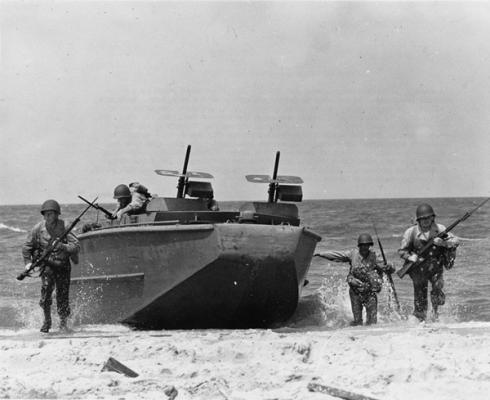 Landungsboote f&uuml;r den D-Day