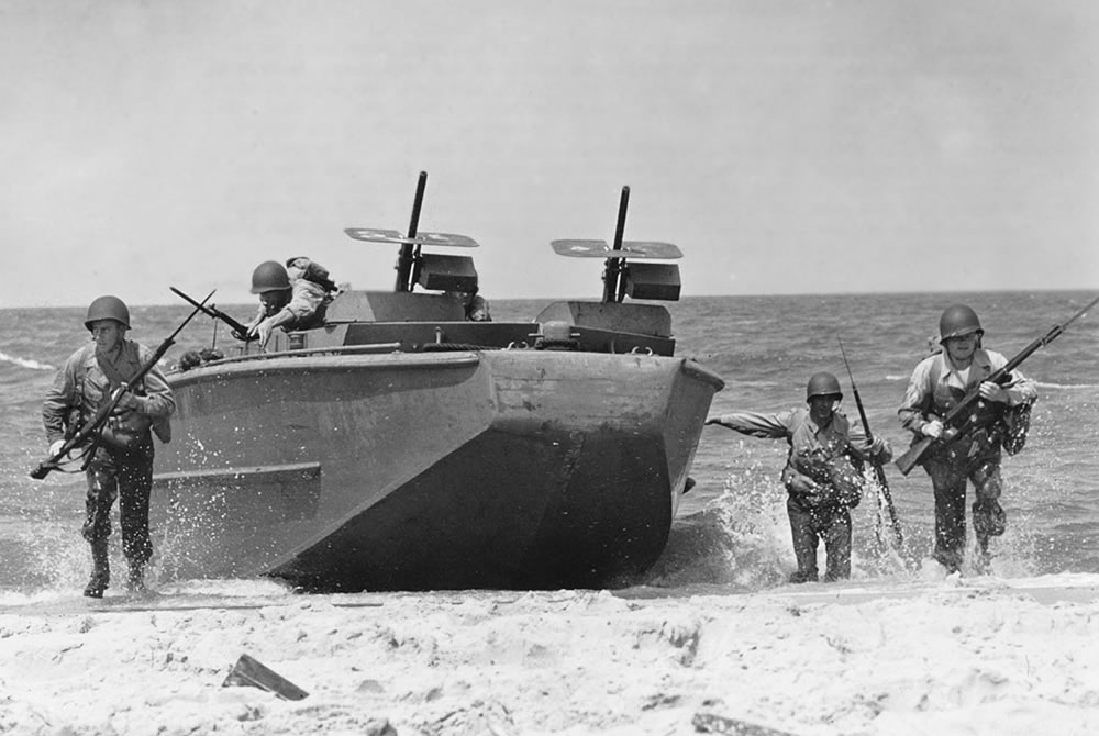 Landungsboote f&uuml;r den D-Day