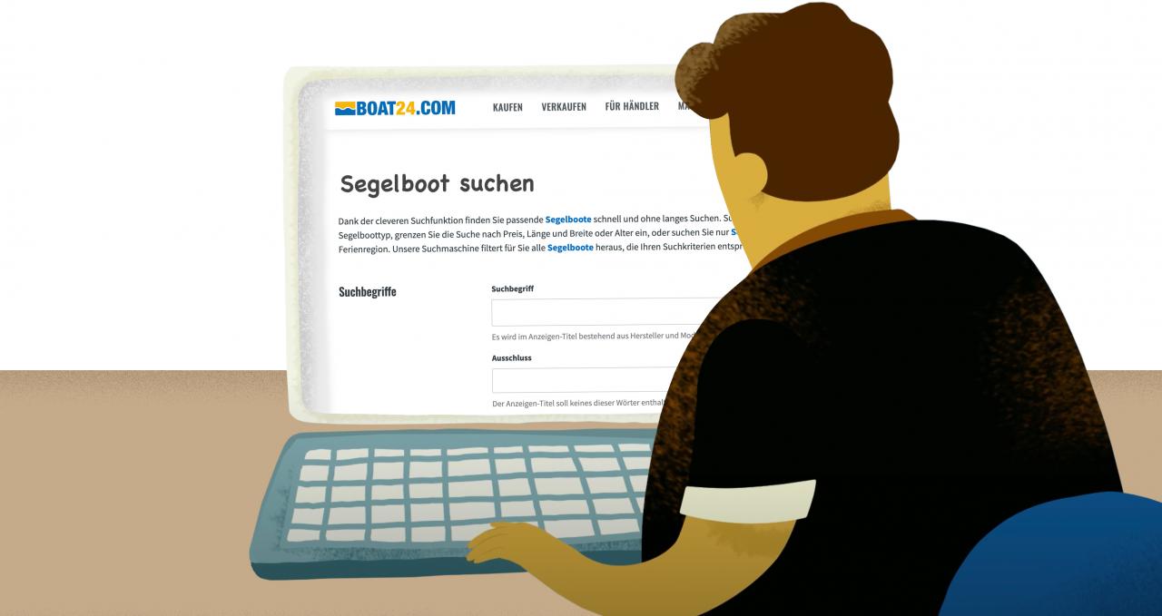 Die boat24-Suchfunktion