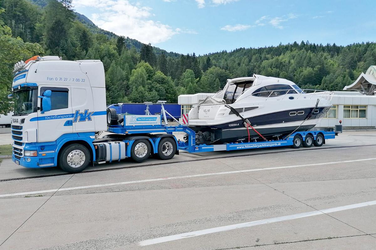 Bootstransport: Wenn das Boot umzieht