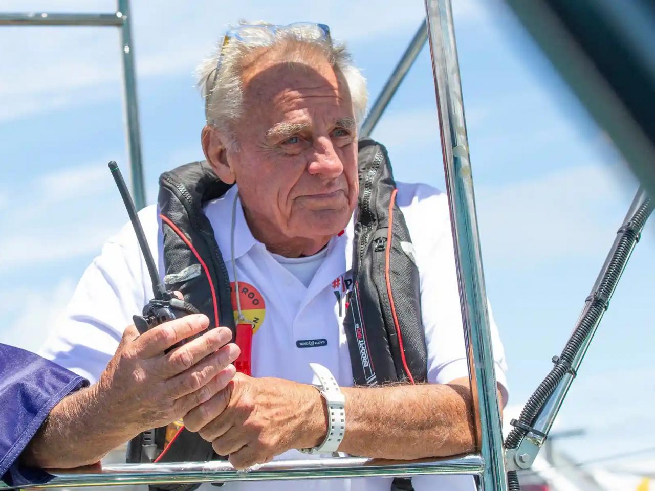 Der alte Mann auf dem Meer