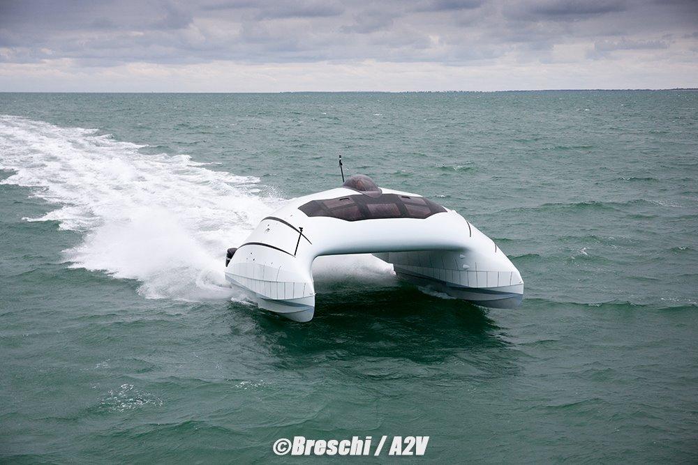 Je schneller, desto sparsamer (Advanced Aerodynamic Vessel)