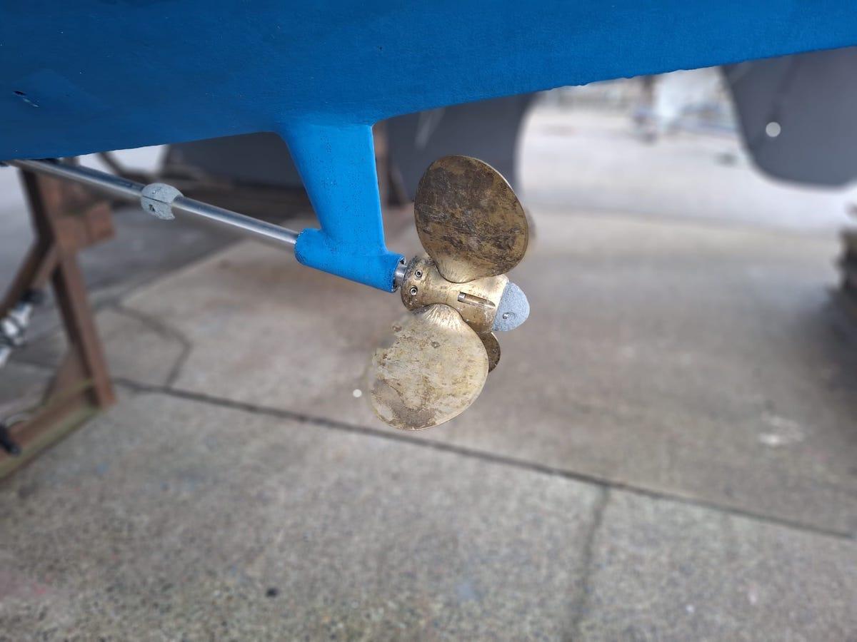 Propeller fürs Segelboot